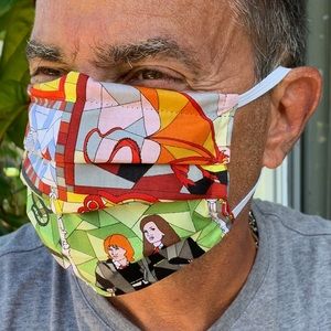 Harry Potter stained glass face mask